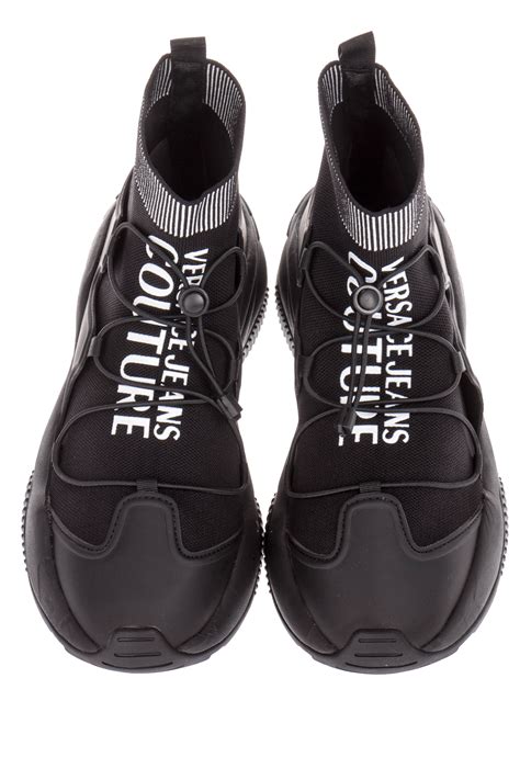 versace jeans couture high top sneakers|versace jeans couture men shoes.